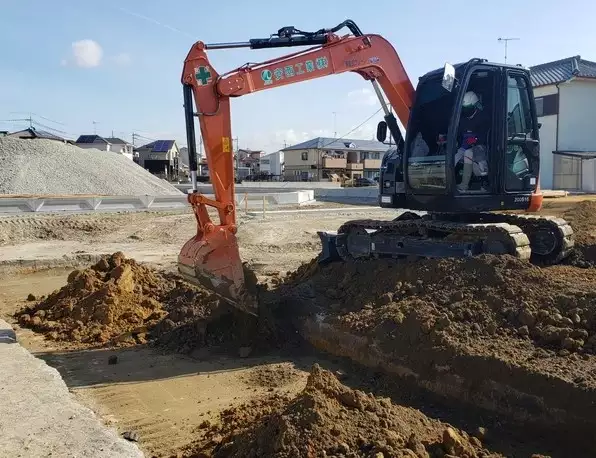 機械掘削