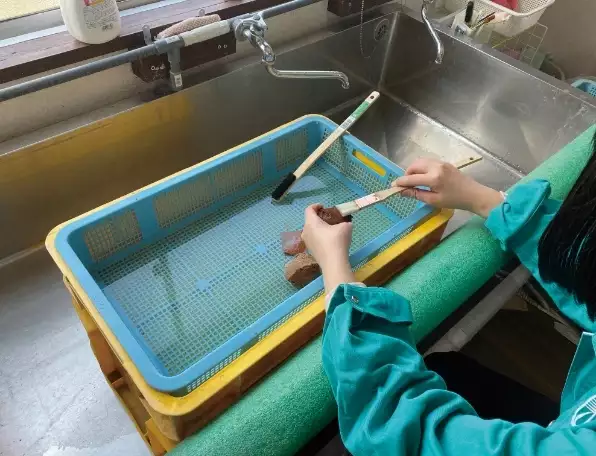 遺物洗浄